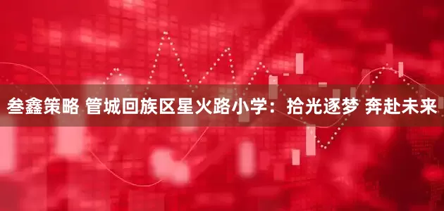叁鑫策略 管城回族区星火路小学：拾光逐梦 奔赴未来